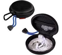 Hama Black In-Ear Headset Hardcase Storage Bag Case 122054 EVA