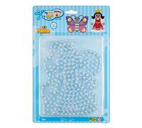 HAMA - Blister Pack of 2 Butterfly and Princess Plates for Ironing Beads - Arts and Crafts
