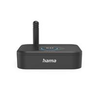 Hama Bluetooth Adapter for Stereo System and Speakers (Bluetooth Receiver Aux Connection with 3.5 mm Jack, Power USB-A - USB-C, MicroSD Slot, Car