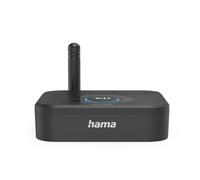 Hama Bluetooth Adapter for Stereo System and Speakers (Bluetooth Receiver Aux Connection with 3.5 mm Jack, Power USB-A - USB-C, MicroSD Slot, Car Pairing for Two Mobile Phones/Tablets etc.)