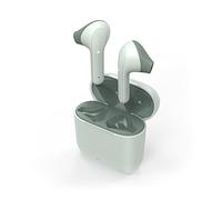 Hama Bluetooth Headphones Freedom Light (True Wireless in-ear headphones with microphone, earbuds with charging case, 28-hour battery life, wireless headphones voice recognition touch control) green