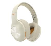Hama Bluetooth Headphones, Over-Ear Wireless Headset with 38 Hour Battery, Foldable Earphones with Bass Amplification, Built-in Microphone - Beige