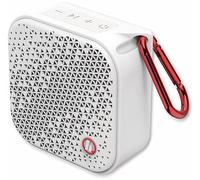 Hama Bluetooth Speaker Pocket 2.0 Waterproof (Compact, Small Bluetooth Box, IPX7 Music Box Waterproof, 14 Hours Playtime, AUX, Hands Calling, 3.5 W, Lightweight Speaker with Carabiner) White