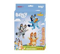 Hama Bluey Fuse Beads Craft Kit - 2000 Iron-On Beads with Pegboard, Design Sheet & Instructions - Arts & Crafts Toy for Kids Ages 5+
