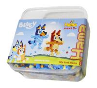 Hama Bluey Bingo Maxi Beads Tub 900 Beads Pegboard Kids Craft Activity Set 3+