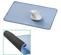 Hama Business Fabric Mouse Pad Soft Touch Flat 3mm Slim Anti-Slip Light Blue