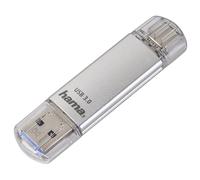 16Gb USB Flash Drive with USB 3.0 & USB 3.1 Type-C Silver, 00124161