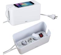 Hama Cable Box Cable Manager Cable Organizer Charging Station TV PC Office Desk