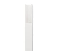 Hama Cable Duct Kit, 4 Pcs, Self-adhesive, 1 m, Incl. Connecting Pieces, white