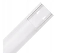 Hama Cable Duct, Self-adhesive, Semicircular, 100 x 7 x 2.1 cm, PVC, white
