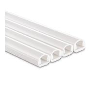 Hama Cable grommet, 4 p., Self-adhesive, Semi-circul. 100X1,1X1cm, PVC, BLC