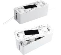 Hama Cable Marmor-Design Manager Charging Box Organizer Management