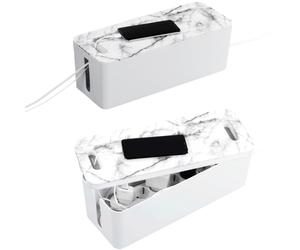 Hama Cable Marmor-Design Manager Charging Box Organizer Management