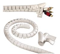2x Hama Spiral Cable 3M Spiral Tube Kabel-Schlauch Kabel-Kanal TV PC Hifi Edv