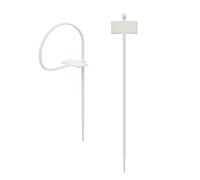 Hama Cable Ties with Text Box, 98 mm, Natural, 25 Pieces