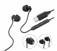 Hama, Calm Headphones, In-Ear, Microphone, Cable Kink Protection, USB-C, black