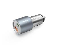 Hama Car Charger 1x Power Delivery USBC, 1x Quick Charger USBA 38W, 1224V, LE...