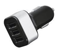 Hama Car Charger 4.4A 3-Port USB Charger 12V 24V Adapter For Phone iPhone