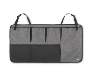 Hama Car Trunk Organiser for Rear Panel, Black/Grey