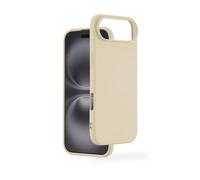 Hama Case for iPhone 17 Air (Mobile Phone Case, Shockproof, Scratch-Resistant, Elegant Protective Case for Back, Soft, Slim, Soft Surface, Wireless Charging Compatible) Beige