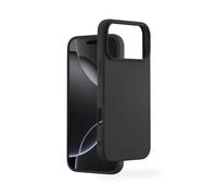 Hama Case for iPhone 17 Pro Max (Mobile Phone Case, Shockproof, Scratch-Resistant, Elegant Protective Case for Back, Soft, Slim, Soft Surface, Wireless Charging Compatible) Black