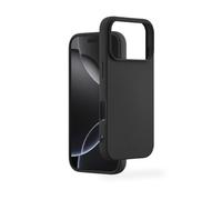 Hama Case for iPhone 17 Pro (Mobile Phone Case, Shockproof, Scratch-Resistant, Elegant Protective Case for Back, Soft, Slim, Soft Surface, Wireless Charging Compatible) Black
