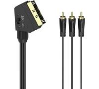 Hama Cavo Adattatore Scart Plug - 3 RCA Plugs