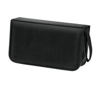 Hama CD/DVD/Blu-ray Wallet 120, black 120 CDs Single