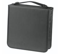 Hama Cd/Dvd/Blu-Ray Disc Wallet Up To 34 Discs Cleaning Cloth Black