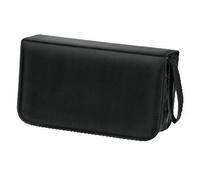 Hama CD Wallet for 120 Discs | CD/DVD/Blu-Ray | Folder for Storage, Space-Saving for the Office, Car and at Home | Black