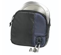 Hama CD Player Bag for Portable CD Player & Discman, Black/Blue