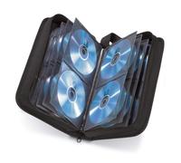 Hama CD Wallet | CD/DVD/Blu-Ray | Folder for Storage, Space-Saving for the Office, Car and at Home | Black