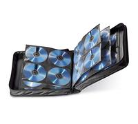 Hama CD Wallet for 208 Discs | CD/DVD/Blu-Ray | Folder for Storage, Space-Saving for the Office, Car and at Home | Black