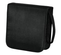 Hama CD Wallet for 40 Discs | CD/DVD/Blu-Ray | Folder for Storage, Space-Saving for the Office, Car and at Home | Black