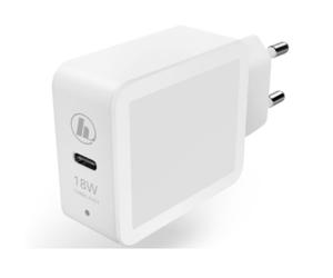 Hama Charger, Power Delivery (PD)/Qualcomm®, 18 W, white