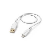 Hama Charging Cable Flexible USB A to Lightning, Silicone, 1.5 m (iPhone Charging Cable, Lightning Cable, iPhone 14 13 12 11 Pro Max Plus Mini SE XS Max XR X 8 7, iPad Pro Air Mini, MFI Certified)