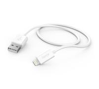 Hama Charging Cable, USB-A - Lightning, 1 m, white