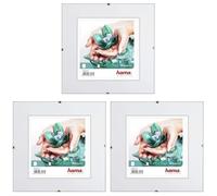 Hama "Clip-Fix Picture Frame | Frameless Picture Holder | 30x30cm | Glass (Pack of 3)