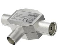 HAMA - Coaxial T-Splitter, Male to 2x Female