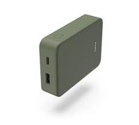 "Colour 10" Power Pack, 10000 mAh, 2 Outputs: USB-C, USB-A, green