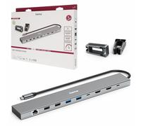 Hama Connect2Office Basic USB-C Acc. Stat. Supp. amov., 9 Ports