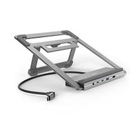 Hama "Connect2Office Stand USB-C Docking Station, Notebook Holder, 12 Ports