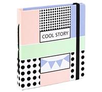 Hama "Cool Story" Slip-in Photo Album for Instax, Multi-Colour, 11.7 x 12.7cm, 5.4 x 8cm