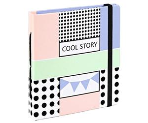 Hama "Cool Story" Slip-in Photo Album for Instax, Multi-Colour, 11.7 x 12.7cm, 5.4 x 8cm