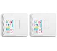 Hama Creative DIY Spiral Album with Accessories, Photo Gift Idea DIY (Pack of 2)