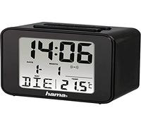 Hama Cube Digital Table Clock Black Rectangular - Table Clocks
