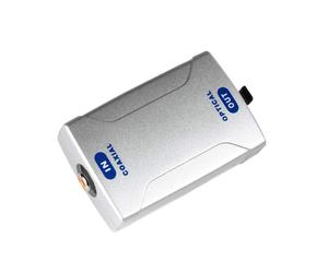Hama Digital Coax to Toslink Audio Converter Adapter Coax RCA to Optical