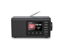 Hama | Digital Radio Dab/Dab+ and FM with Bluetooth (Desktop Radio with Color Screen, Wireless Music Speaker, Alarm Clock Radio with 30 Presets) Black.