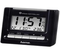 hama digitaler Funkwecker RC200 schwarz NEW