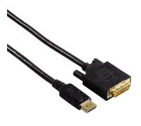 Hama Display Port To DVI Cable 1,8m Dp 1.2 To 24+1 Plug Adapter Cable